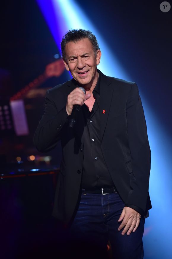 Exclusif - François Feldman - Enregistrement de l'émission "La Télé Chante Pour le Sidaction" aux théâtre des Folies Bergère à Paris. L'émission sera diffusée sur France 2 le 28 mars © Gorassini-Moreau/Bestimage