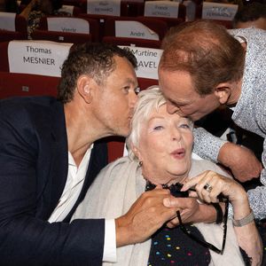Dany Boon, Line Renaud et Bertrand Delanoë assistent à la cérémonie d'ouverture du 15ème Festival du Film Francophone d'Angoulême, le 23 août 2022 à Angoulême, France. Photo by David Niviere/ABACAPRESS.COM