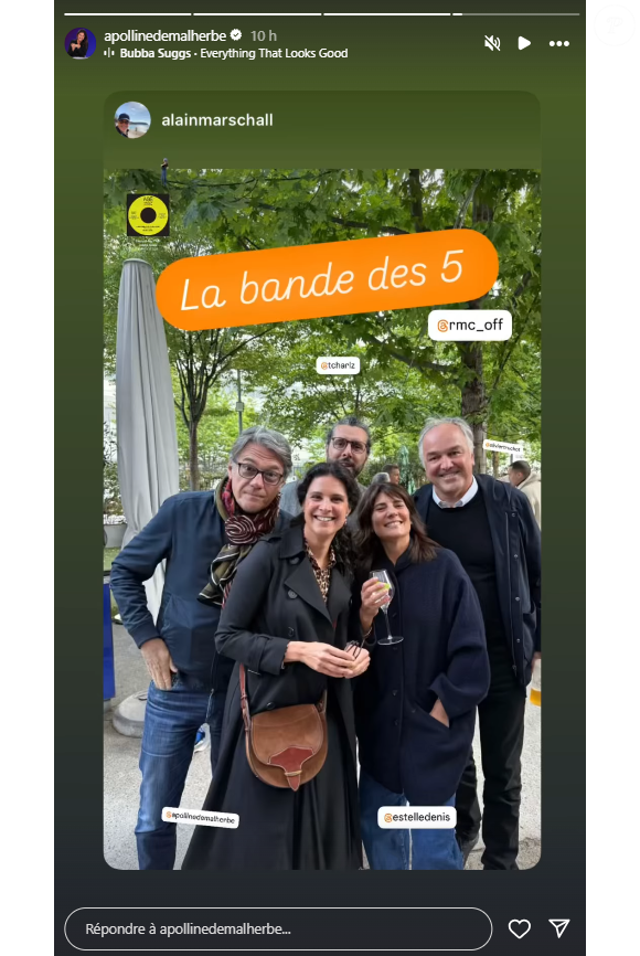 Les stars de BFMTV se retrouvent pour un pot afin de fêter le renouvellement de leur contrat sur la chaîne. Instagram