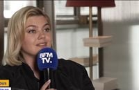 Louane révèle les mots de sa fille Esmée après sa défaite à l'Eurovision ©BFM TV