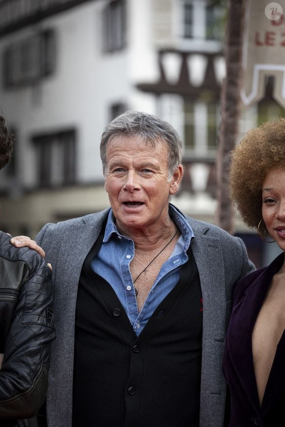 Franck Dubosc - Netflix a choisi la capitale alsacienne pour lancement du film ‘’Loups-garous’’ à Strasbourg, France, le 19 octobre 2024.  Elyxandro Cegarra/Panoramic/Bestimage