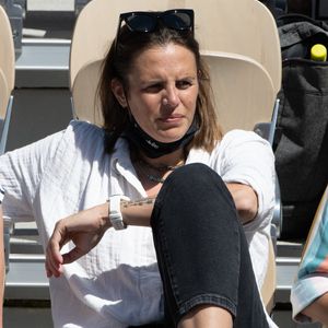 Laure Manaudou assiste aux Internationaux de France de tennis 2021 à Roland Garros le 31 mai 2021 à Paris, France. Photo by Laurent Zabulon/ABACAPRESS.COM