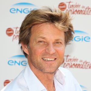 Laurent Delahousse - 26ème édition du Trophée des personnalités en marge des Internationaux de Tennis de Roland Garros à Paris. Le 7 juin 2018. La 26ème édition du trophée des personnalités rassemblera de nombreuses célébrités qui viendront partager un moment convivial et solidaire autour de leur passion pour le tennis. 
© Denis Guignebourg / Bestimage