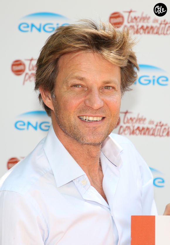 Laurent Delahousse - 26ème édition du Trophée des personnalités en marge des Internationaux de Tennis de Roland Garros à Paris. Le 7 juin 2018. La 26ème édition du trophée des personnalités rassemblera de nombreuses célébrités qui viendront partager un moment convivial et solidaire autour de leur passion pour le tennis. 
© Denis Guignebourg / Bestimage