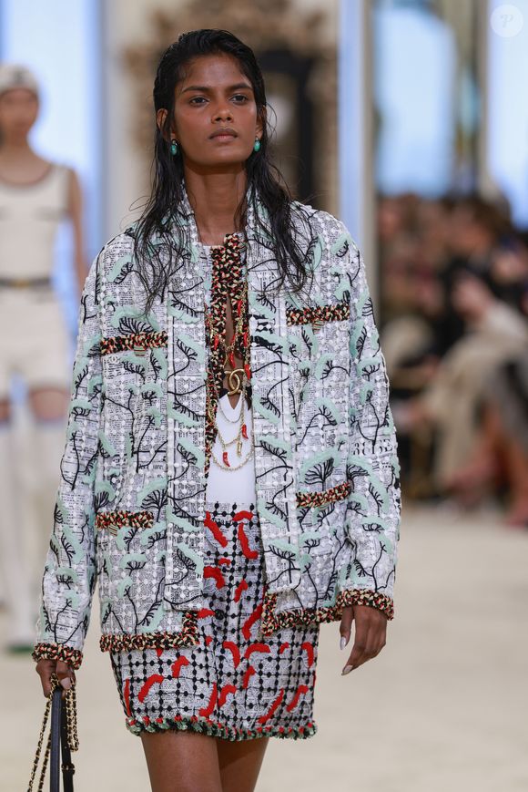 Défilé Chanel "Collection Croisière 2026-2027 (Chanel Cruise)" au Casino municipal de Biarritz, France, le 28 avril 2026. 

© Olivier Borde/Bestimage