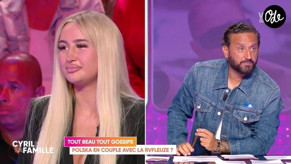 Polska et Cyril Hanouna lors de la première de la saison 2 de "Tout beau, tout neuf" ce lundi 31 août 2026.

Capture d'écran TBT9 / W9