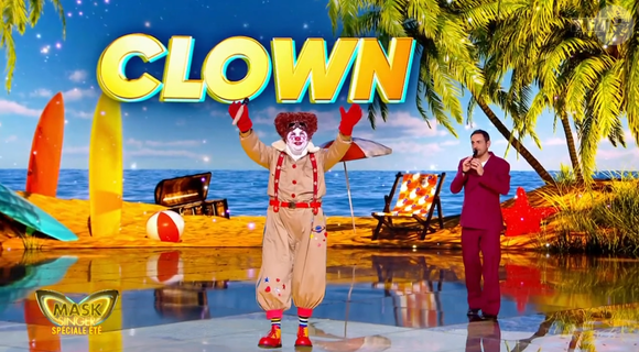 Le Clown dans mask Singer 9 - capture d'écran TF1