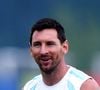 Le joueur du FC Barcelone posait pour le calendrier de l'UNICEF

L'Argentin Lionel Messi lors d'une séance d'entraînement au Columbia Park. L'Argentine affrontera l'Espagne dimanche en finale de la Coupe du monde de la FIFA 2026. Date de la photo : samedi 18 juillet 2026. Photo : PA Photos/ABACA