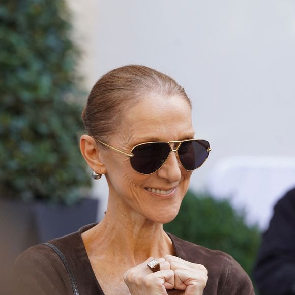 Céline Dion est aperçue quittant son hôtel pour se rendre à son concert à Paris, en France.
©Backgrid USA / Bestimage