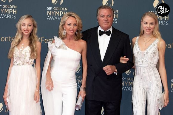 La princesse Maria Carolina de Bourbon-Deux-Siciles, la princesse Camilla de Bourbon-Deux-Siciles, le prince Charles de Bourbon-Deux-Siciles et la princesse Maria Chiara de Bourbon-Deux-Siciles assistent à la cérémonie de clôture du 59e Festival de télévision de Monte-Carlo, le 18 juin 2019 à Monte-Carlo, Monaco.
© David Niviere/ABACAPRESS.COM