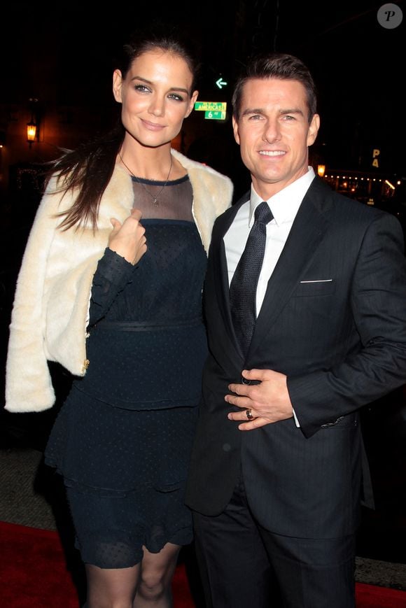 Katie Holmes et Tom Cruise arrivant à la première américaine de 'Mission : Impossible - Protocole Fantôme' au Ziegfeld Theatre à New York City, NY, USA le 19 décembre 2011. Photo by Dave Allocca/Startraks/ABACAPRESS.COM