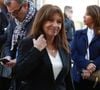 Anne Hidalgo, maire de Paris, a également tenu à être présente.
Anne Hidalgo, maire de Paris - Arrivées aux obsèques de Jean Tiberi, maire de Paris de 1995 à 2001 en l'église Saint-Etienne-du-Mont à Paris le 3 juin 2025. © Christophe Clovis / Bestimage