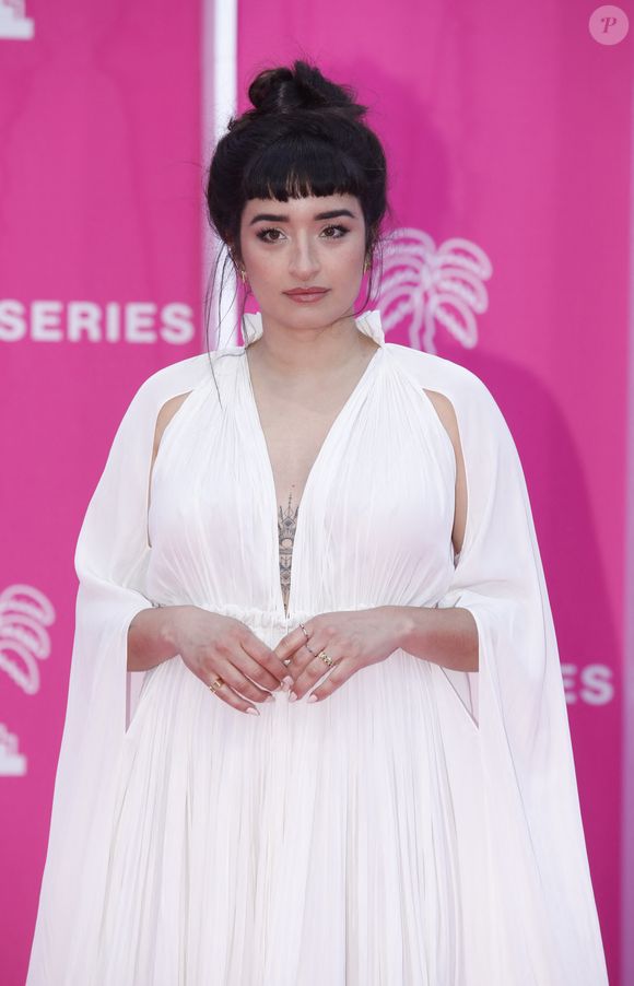 Shirine Boutella au photocall de la soirée de clôture du festival CanneSeries Saison 6 au Palais des Festivals à Cannes, le 19 avril 2023.

Photo : Denis Guignebourg / Bestimage