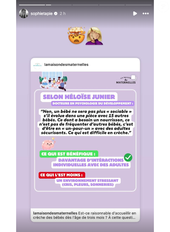 Héloïse Junier explique pour "La maison des maternelles" qu’elle préconise un plus long congé parental, plus bénéfique aux nouveaux-nés