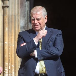 Le prince Andrew assiste à la messe de Pâques de la famille royale dans la chapelle Saint George de Windsor dans le Berkshire, le 20 avril 2025 
 Zuma Press / Bestimage