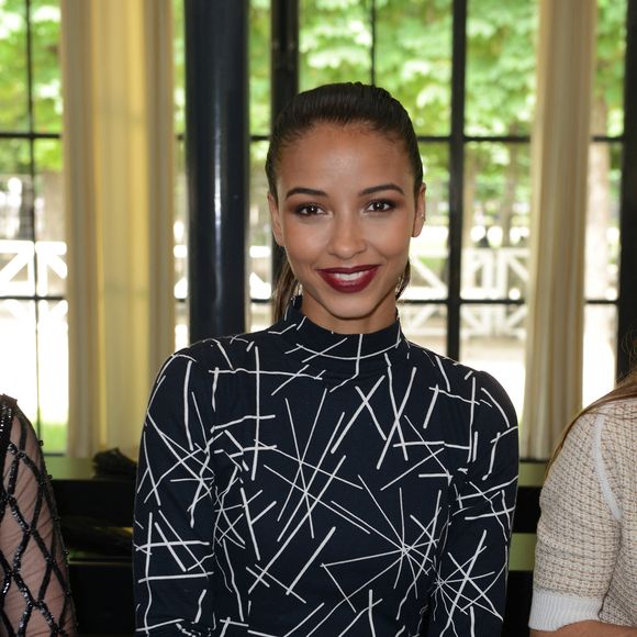 L'ancienne Miss France Chloe Mortaud assiste au défilé Georges Chakra Haute Couture Automne - Hiver 2016/2017 dans le cadre de la Fashion Week de Paris le 5 juillet 2016 à Paris, France. Photo by Ammar Abd Rabbo/ABACAPRESS.COM