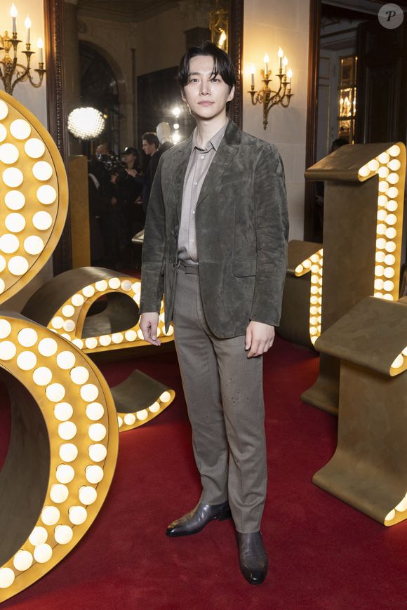 Lee Jun-ho - Photocall pour les 130 ans de Berluti lors de la fashion week à Paris le 22 janvier 2025. © Olivier Borde /Bestimage