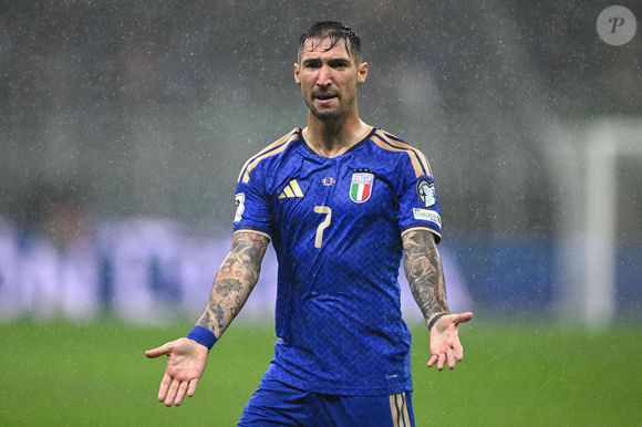 Matteo Politano lors du match de footballeur pour la qualification Coupe du monde 2026 opposant l'Italie à la Norvège, le 16 novembre 2025.
Image Sport/PsnewZ/Bestimage