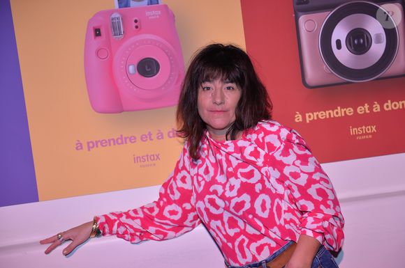 Romane Bohringer lors du lancement de l'Instax Mini Link de Fujifilm à Paris, le 10 décembre 2019. © Veeren/Bestimage