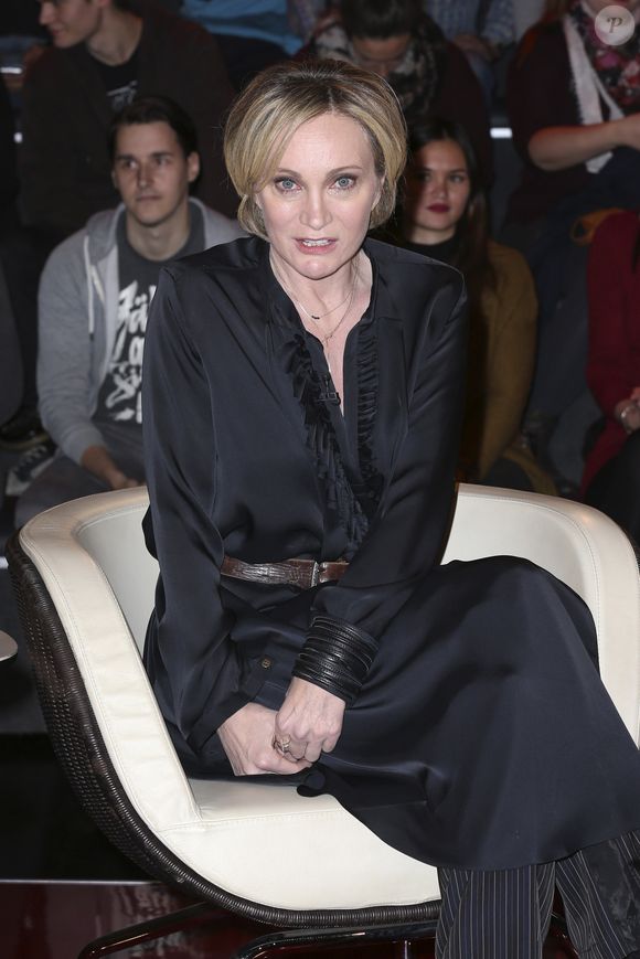 Patricia Kaas sur le plateau de l'émission TV "Markus Lanz" à Hambourg. Le 7 décembre 2016 © Future-Image / Zuma Press / Bestimage