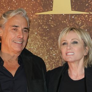 Patricia Kaas et son compagnon Laurent - Avant-première du film "Gladiator 2" au cinéma Pathé Palace à Paris le 10 novembre 2024. © Coadic Guirec / Bestimage