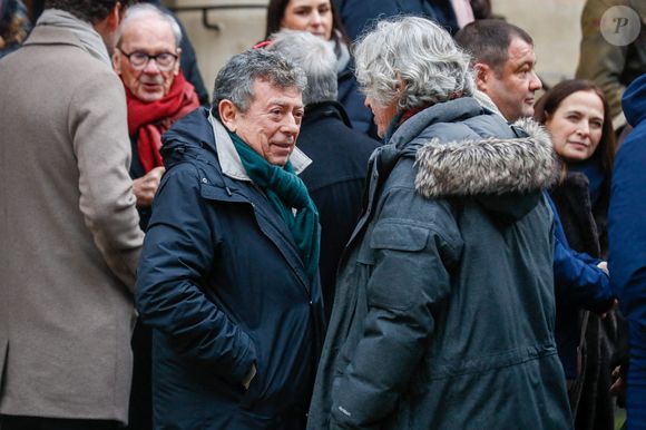 Christian Constant à la sortie des obsèques de Jean-Luc Petitrenaud en l'église Saint-Pierre-du-Gros-Caillou à Paris, France, le 17 janvier 2025. © Christophe Clovis/Bestimage
