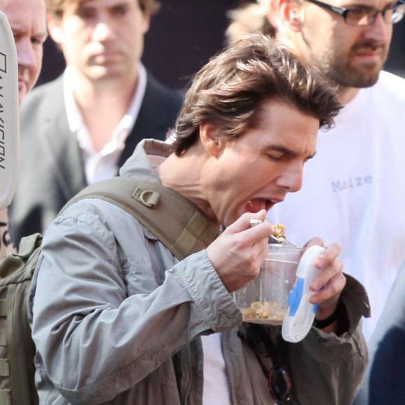 Tom Cruise et Cameron Diaz tournent une scène du film 'Wichita', à Boston Photo by GSI/ABACAPRESS.COM