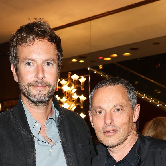 Marc-Olivier Fogiel et François Roelants étaient à l'honneur hier
Marc-Olivier Fogiel et son mari François Roelants - Dave célèbre son 80ème anniversaire sur la scène de Grand Rex à Paris  © Coadic Guirec/Bestimage
