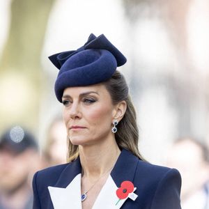 Princesse Catherine (Catherine "Kate" Middleton, princesse de Galles), Cérémonie de dépôt de gerbe et défilé militaire au Cénotaphe dans le cadre des commémorations de l'Anzac Day à Londres, Royaume-Uni, le 25 avril 2026.
© Dana Press / Bestimage