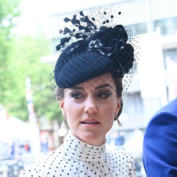 Catherine (Kate) Middleton, princesse de Galles - La famille royale britannique et les personnalités assistent à un service d'action de grâce à l'abbaye de Westminster à Londres, à l'occasion du 80ème anniversaire du jour de la Victoire en Europe (VE Day), le 8 mai 2025. GOFF INF / BESTIMAGE