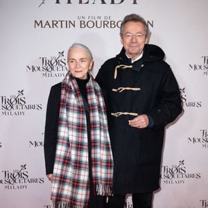 Martine Patier et Michel Denisot assistent à la première de Les Trois Mousquetaires : Milady au cinéma Le Grand Rex à Paris, France, le 10 décembre 2023. Photo Aurore Marechal/Abaca