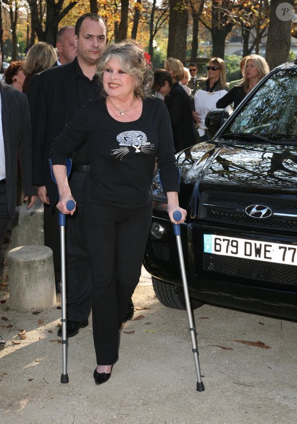 Brigitte Bardot célébre les 20 ans de sa fondation pour les animaux le 28 septembre 2006 au théatre Marigny, à Paris. © Bestimage