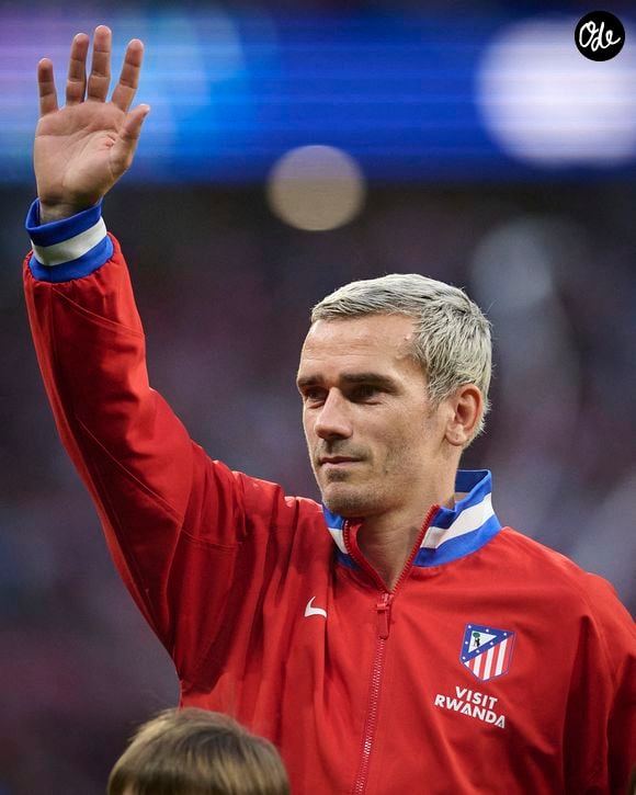 Antoine Griezmann, de l'Atlético de Madrid, lors de la Ligue des champions 2025/2026, demi-finale, match aller, le 29 avril 2026. Photo de Ropero/AlterPhotos/ABACAPRESS.COM