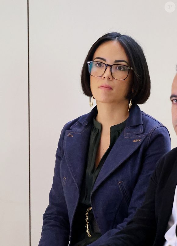 Agathe Auproux - G.Attal lance sa fondation "Faire Face", contre le harcèlement scolaire, au Philanthro-Lab à Paris, le 6 novembre 2024. © Dominique Jacovides / Bestimage
