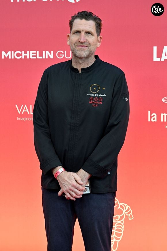 Le chef Alexandre Mazzia - Cérémonie des remises des Etoiles Michelin 2026 au Grimaldi Forum à Monaco le 16 mars 2026. 1 étoile, 7 nouveaux 2 étoiles et 1 nouveau 3 étoiles pour l'édition 2026 © Bruno Bebert/Bestimage