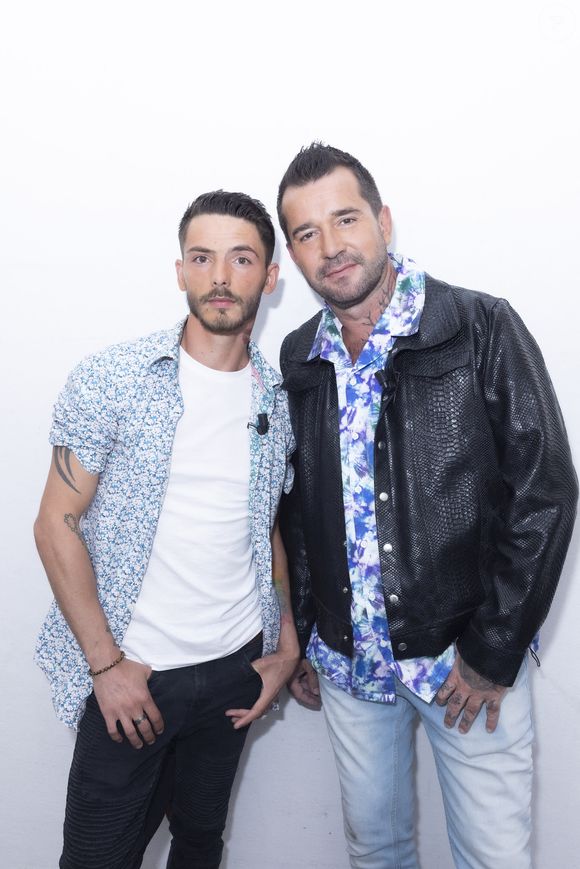 Exclusif - Alexandre Tola et Mathieu Ceschin ( l'Amour est Dans le Pré) en backstage de l'émission TPMP People présentée par M.Delormeau et diffusée sur C8 le 14 mai 2022, à Paris, France, le 13/05/2022. © Jack Tribeca/Bestimage