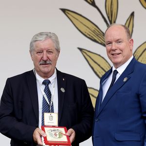 Le prince Albert II de Monaco - Cérémonie d'ouverture de la 6ème édition des Rencontres des Sites Historiques Grimaldi de Monaco, et remise des Trophées aux Officiels le 14 juin 2025. 
© Caudia Albuquerque / Bestimage