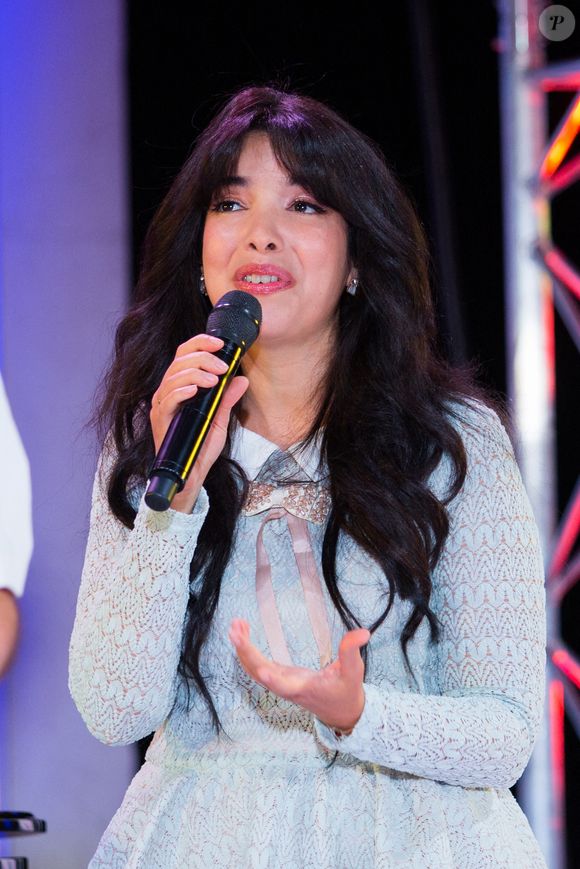 La chanteuse Adila Sedraia alias Indila lors de l'enregistrement des performances artistiques en streaming des Assises de la Parite 2021 à l'Hôtel de Ville de Paris à Paris, France le 05 mai 2021. Photo by Nasser Berzane/ABACAPRESS.COM