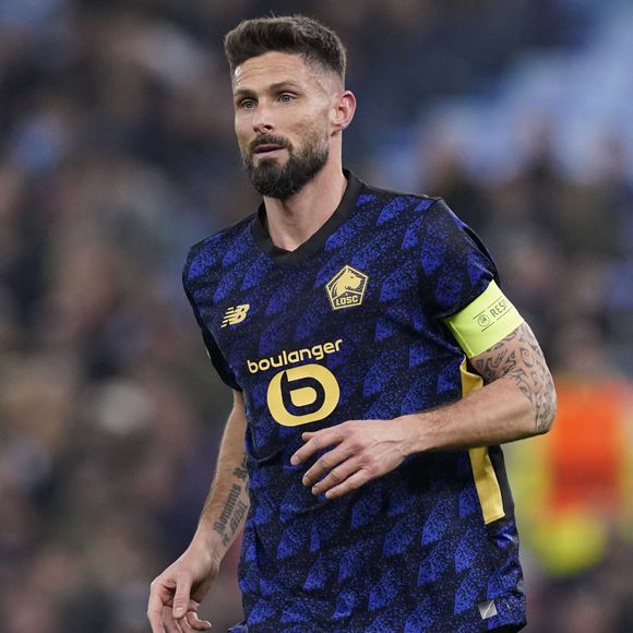 Olivier Giroud du LOSC Lille lors du match Aston Villa vs LOSC Lille en 16e de finale de l'UEFA Europa League à Villa Park, Birmingham. . SPI_046_AY_Villa_Lille SPI-4627-0046