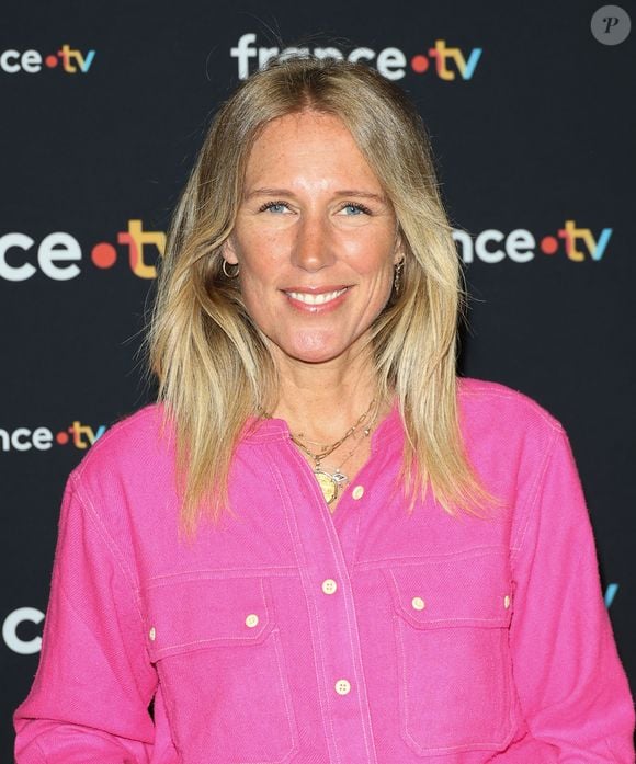 "Je me retrouve les week-ends aux quatre coins du pays pour aller les regarder jouer" a ajouté l'animatrice.

Agathe Lecaron au photocall pour la conférence de presse de rentrée de France TV à la Grande Halle de la Villette à Paris, le 11 juillet 2023. 

Photo : Coadic Guirec / Bestimage