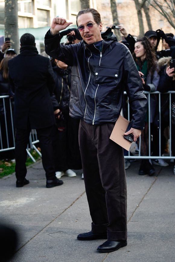 Reda Kateb - Arrivées au défilé Hermès "Collection Homme Prêt-à-Porter Automne-Hiver 2023/2024" lors de la fashion week de Paris (PFW), le 21 janvier 2023.

Photo : Action Press / Bestimage
