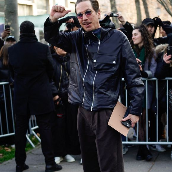 Reda Kateb - Arrivées au défilé Hermès "Collection Homme Prêt-à-Porter Automne-Hiver 2023/2024" lors de la fashion week de Paris (PFW), le 21 janvier 2023.

Photo : Action Press / Bestimage