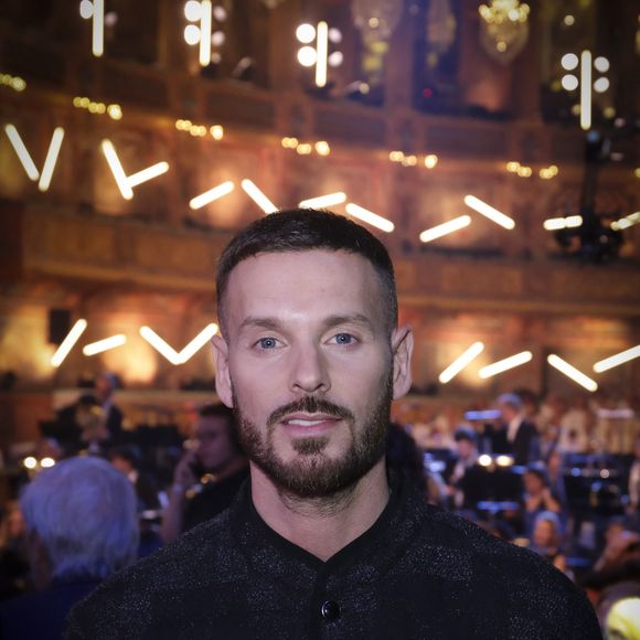 Exclusif - Matt Pokora (M. Pokora) lors de l'enregistrement de l'émission Le Grand Echiquier - Spécial Claude François présentée par C.Chazal et A.Manoukian et diffusée le 13 janvier sur France, à l'Opéra royal du château de Versailles, accompagné par l'Orchestre de l'Opéra Royal à Versailles, France, le 16 septembre 2025. © Jack Tribeca/Bestimage