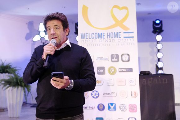 Patrick Bruel - Soirée "Welcome Home" organisée par F. Tapiro afin de fêter le retour des otages israeliens aux Salons Hoche à Paris le 15 octobre 2025. © Rachid Bellak/Bestimage