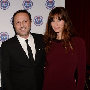 Exclusif - Arthur (Jacques Essebag) et sa compagne Mareva Galanter - Dîner de gala et vente aux enchère pour l'association "Sauveteurs sans frontières" ("Qui sauve une vie sauve l'humanité") à l'hôtel du collectionneur à Paris, France © Rachid Bellak/Bestimage
