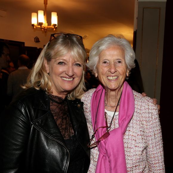 Exclusif - Charlotte de Turckheim et sa mère Françoise de Turckheim - Enregistrement de la pièce de théâtre "On refait le boulevard" au théâtre de la porte Saint-Martin à Paris, France © Gouhier-Jacovides/Bestimage