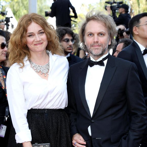 Marine Delterme et son mari Florian Zeller - Montée des marches du film " Triangle of Sadness (Sans filtre) " lors du 75ème Festival International du Film de Cannes. Le 21 mai 2022
© Dominique Jacovides / Bestimage