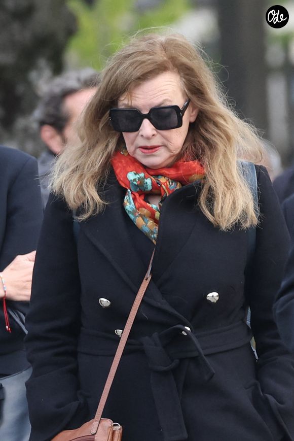 Valérie Trierweiler - Obsèques d'Isabelle Mergault à la Coupole du Père-Lachaise à Paris le 30 mars 2026. © Cyril Moreau - Dominique Jacovides / Bestimage