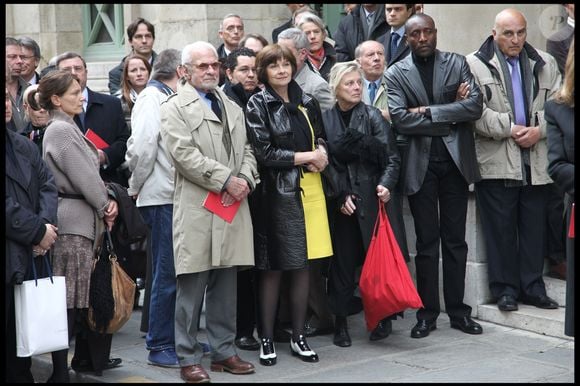 Macha Méril - obsèques de Jean-Louis Dumas (Président de la maison Hermès) en l'église réformée du Saint-Esprit à Paris