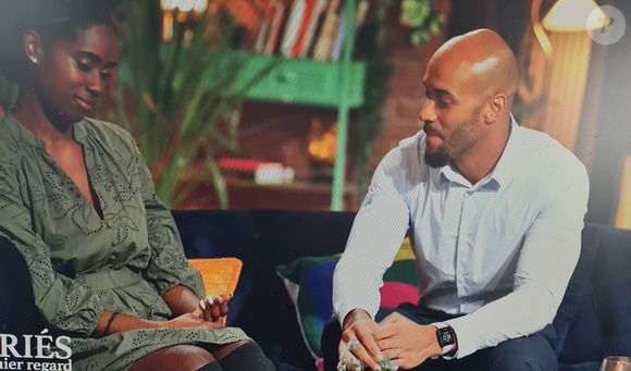 Keyn et Jennifer lors du bilan de "Mariés au premier regard 2025", épisode du 12 mai, sur M6